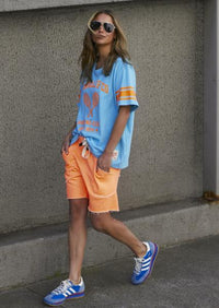 Tennis Tee - Aqua
