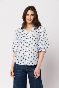 Capella  Blouse/ Ink Spot