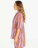 Raquel Oversized Shirt - Aztec