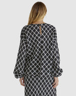 Beau Top - Black Check