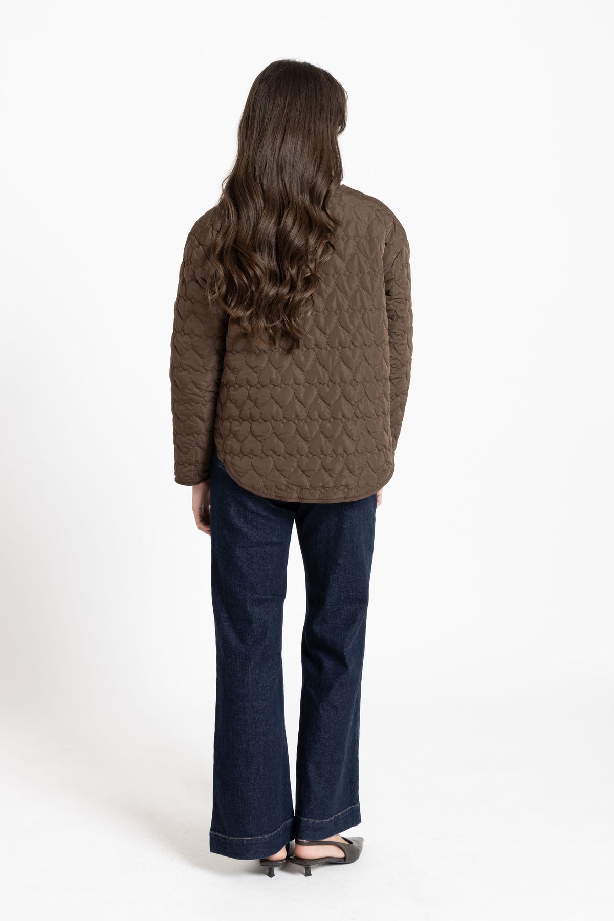 Montreal Quilted Jacket / Choc Heart