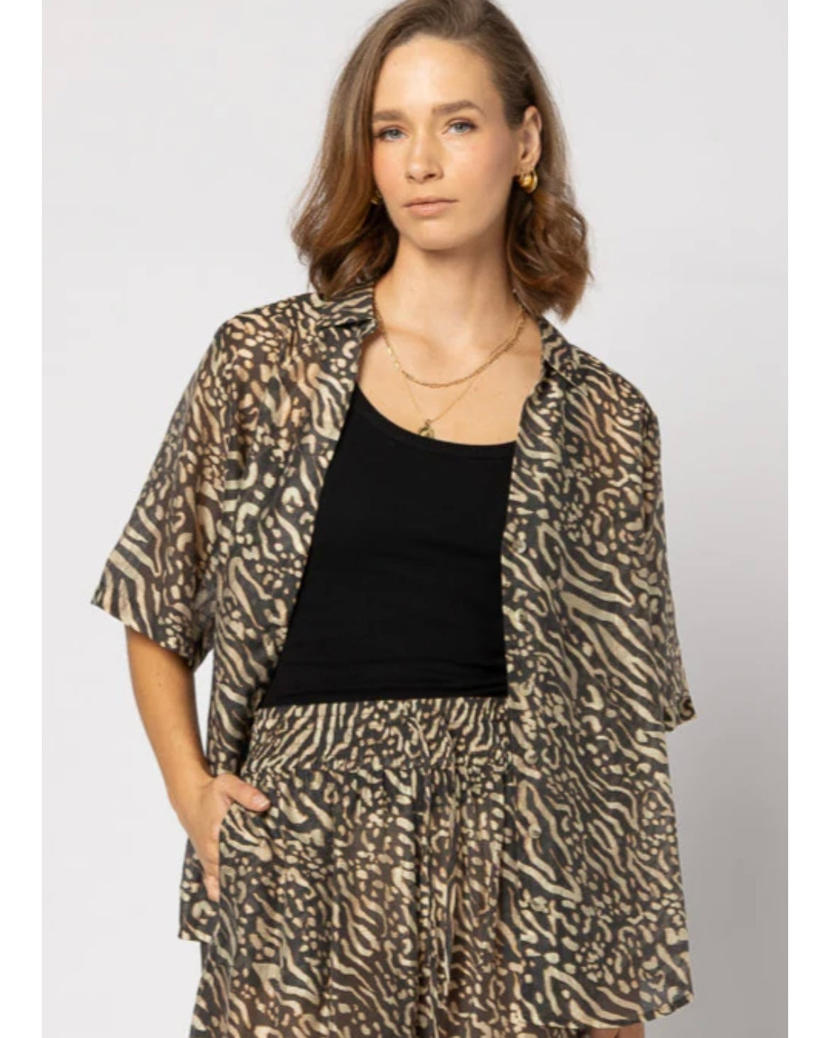 Piza Shirt / Zebra Print