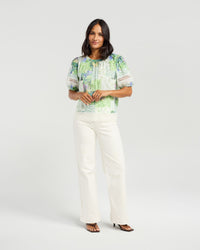 Paige Top / Botanical Patch
