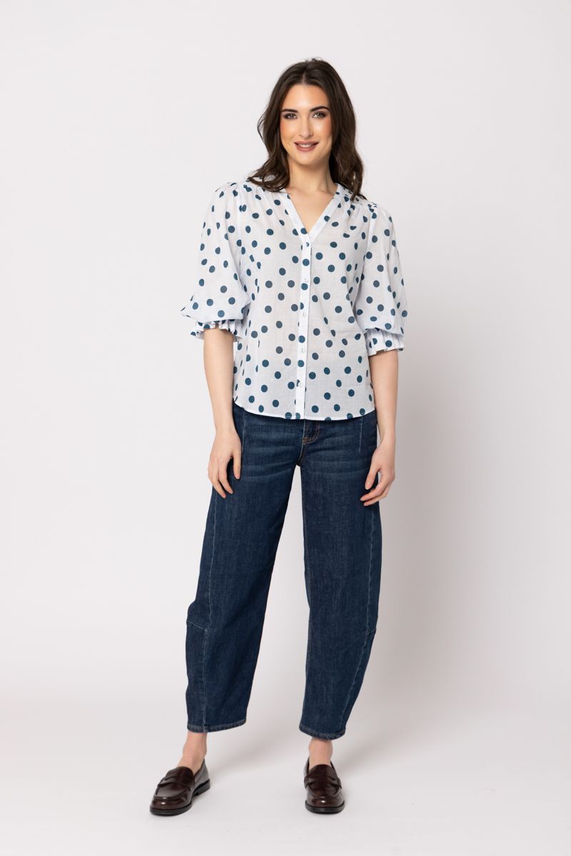 Capella  Blouse/ Ink Spot