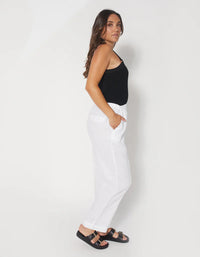 Claudia Pant - White