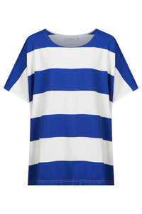 Jardin Stripe TShirt - Azul