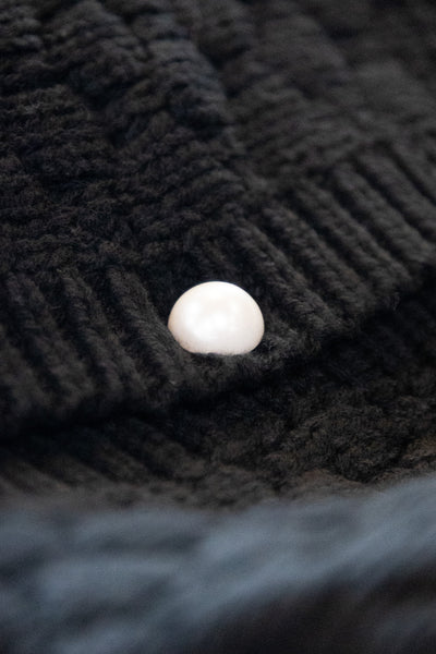 Honeycomb Cardi - Black