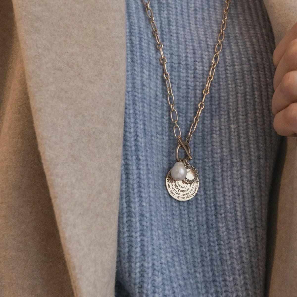2018-0867 Note to Self Long Chain - Gold