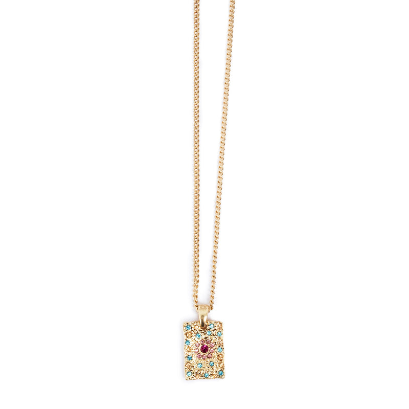 Vibrance Necklace Square Gold 2018-1199