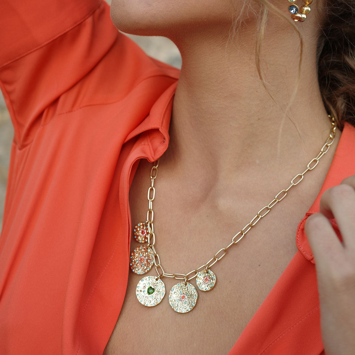 2018-1201 Vibrance Charms Necklace
