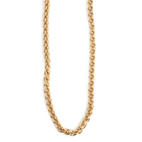 2047-0006 Neckl. 45cm+5cm, wheat EA 2.00 chain, st.steel 14K