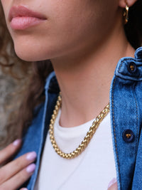 2047-0006 Neckl. 45cm+5cm, wheat EA 2.00 chain, st.steel 14K