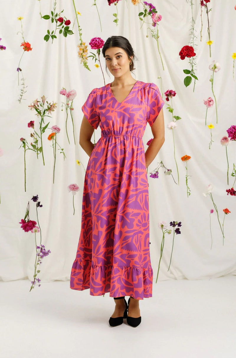 Greta Dress - Sunset Floral