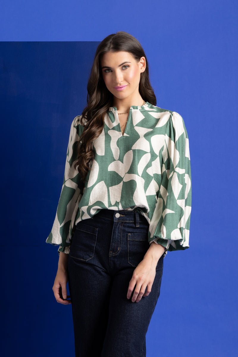 Movement Blouse L/S - Forest Shadow