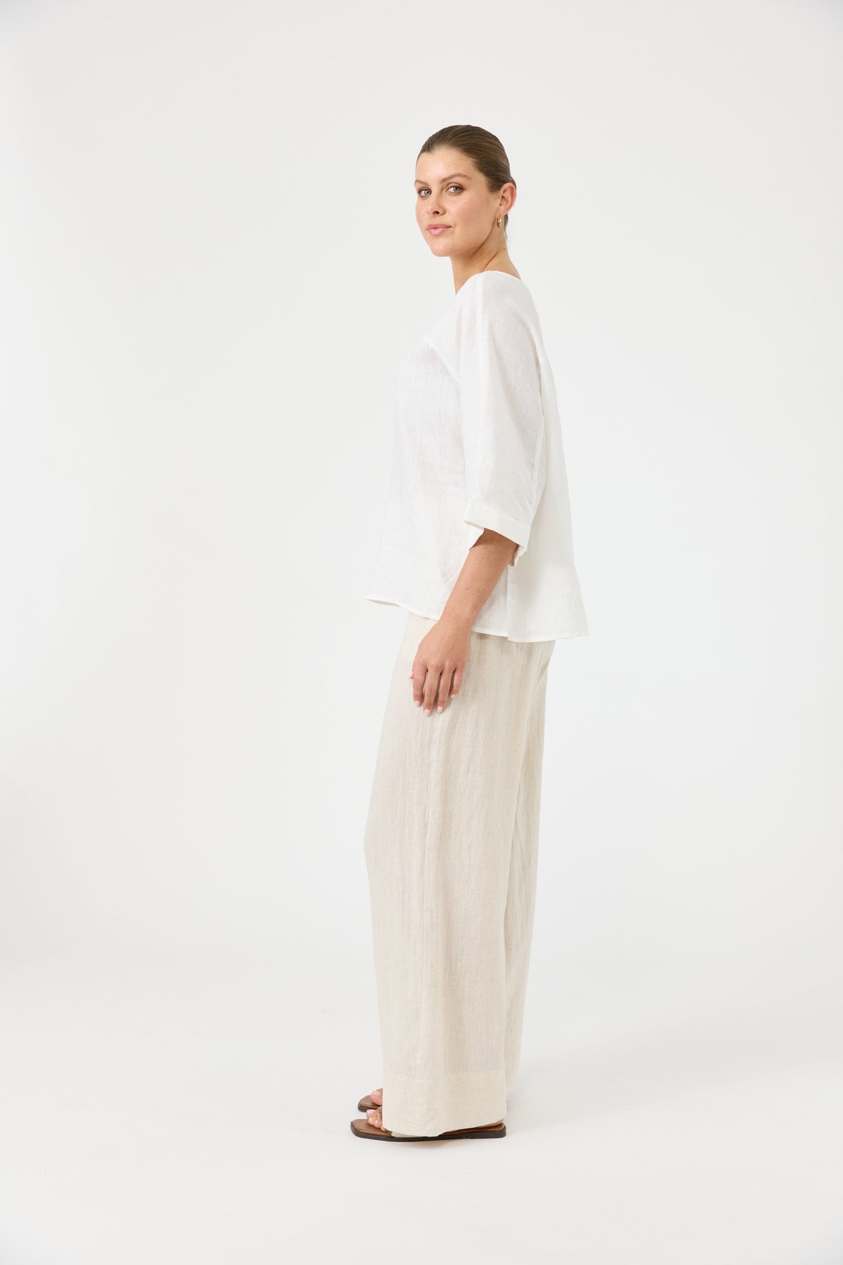 Studio Relaxed Top - Salt