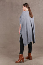 Alawa Cable Poncho - Smoke