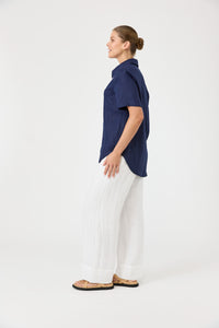 Studio Short Sleeve Shirt - Indigo