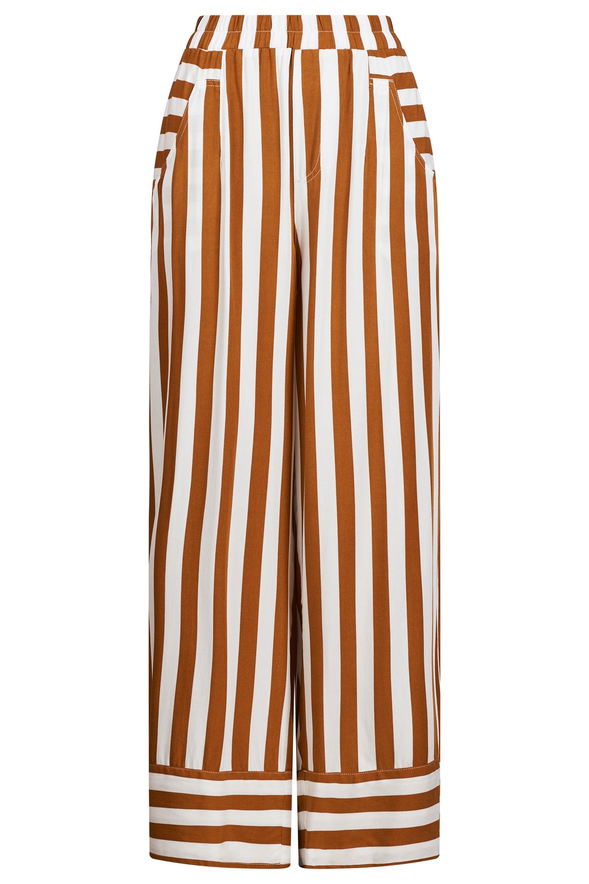 Treville Stripe Pant - Caramel