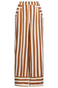Treville Stripe Pant - Caramel