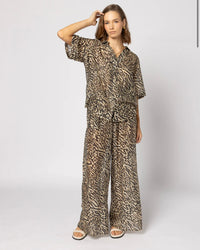 Pilazzo Pant - Zebra Print
