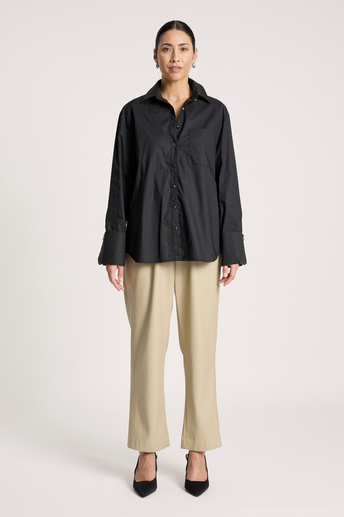 Lozen Shirt - Black - Girl Next Door Fashion