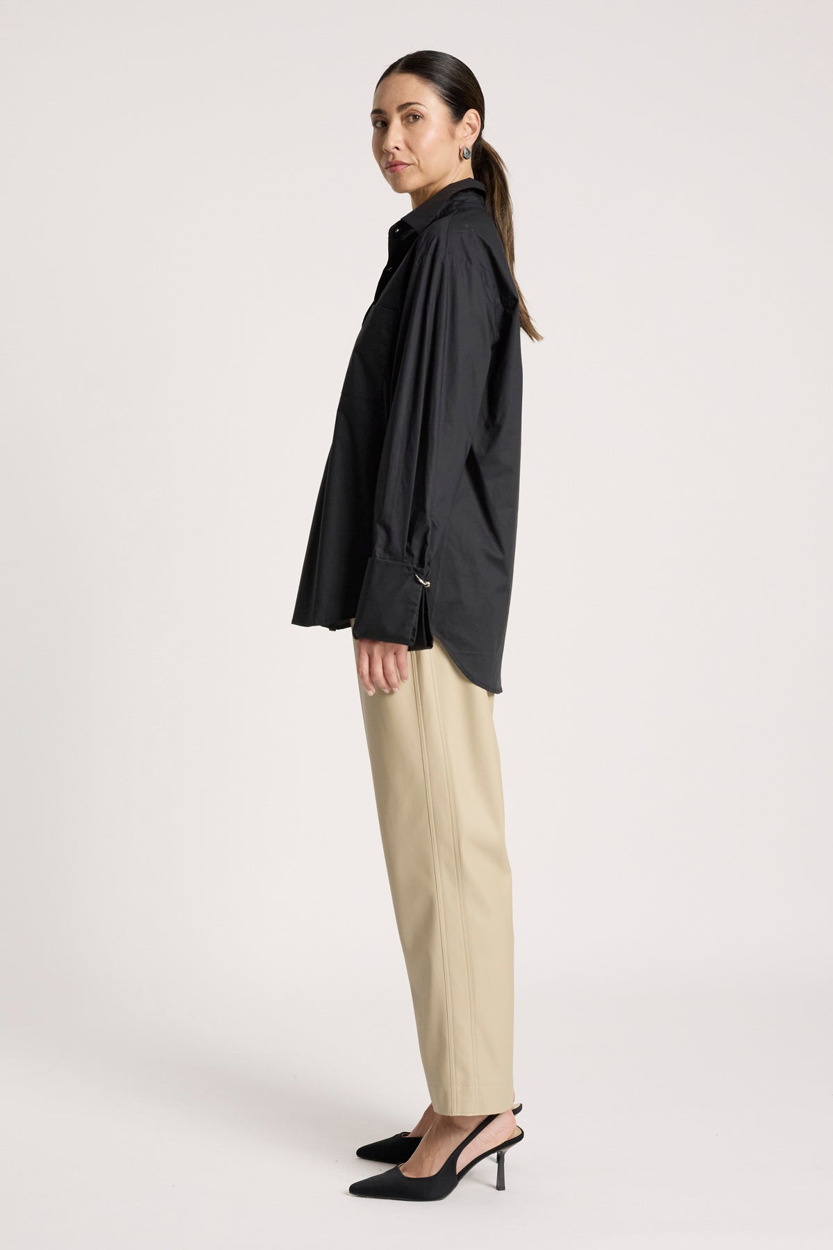 Lozen Shirt - Black - Girl Next Door Fashion