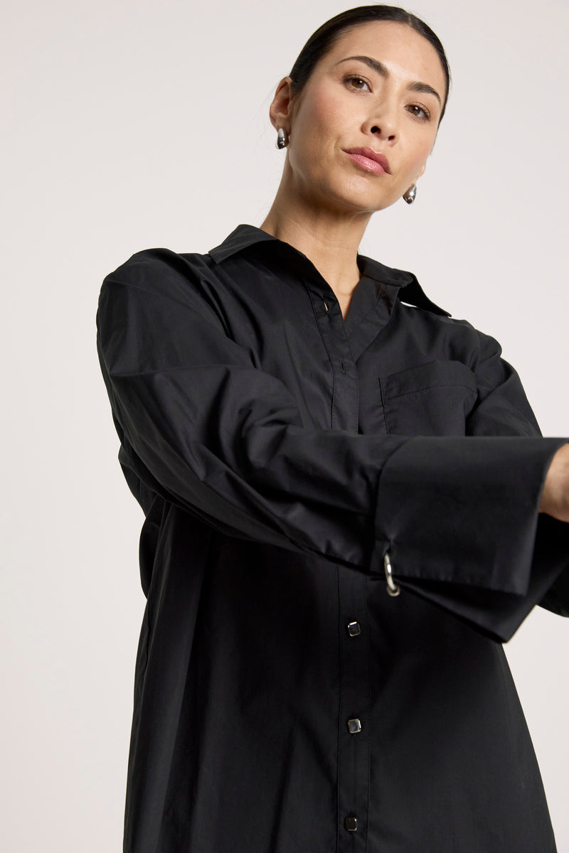 Lozen Shirt - Black - Girl Next Door Fashion