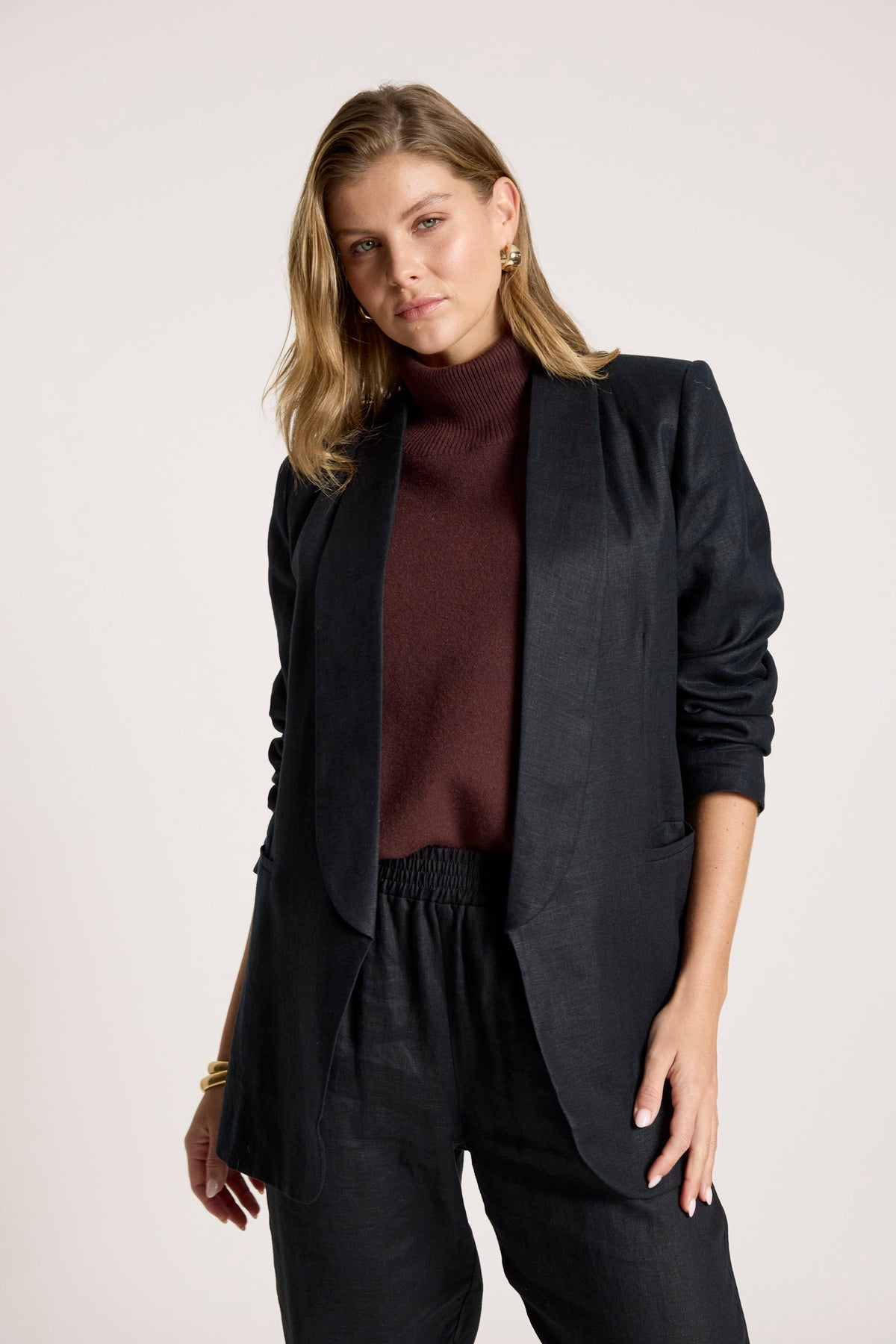 Bajau Blazer - Black - Girl Next Door Fashion