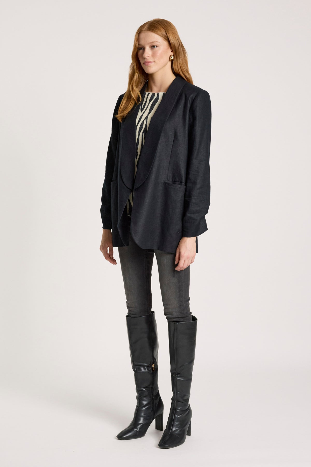Bajau Blazer - Black - Girl Next Door Fashion
