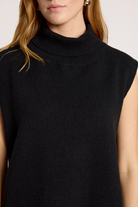 Zala Knit Vest - Black - Girl Next Door Fashion