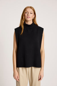 Zala Knit Vest - Black - Girl Next Door Fashion