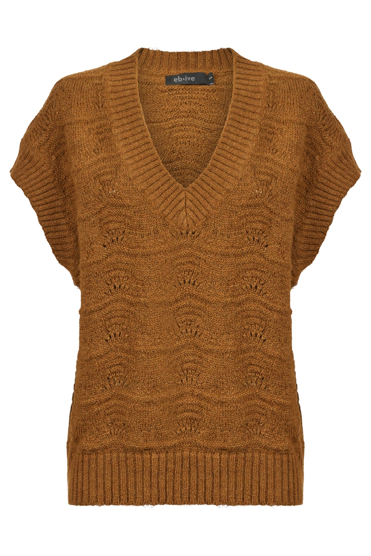 Orin Knit Vest - Caramel - Girl Next Door Fashion