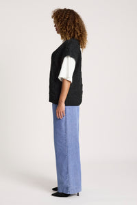 Orin Knit Vest - Black - Girl Next Door Fashion