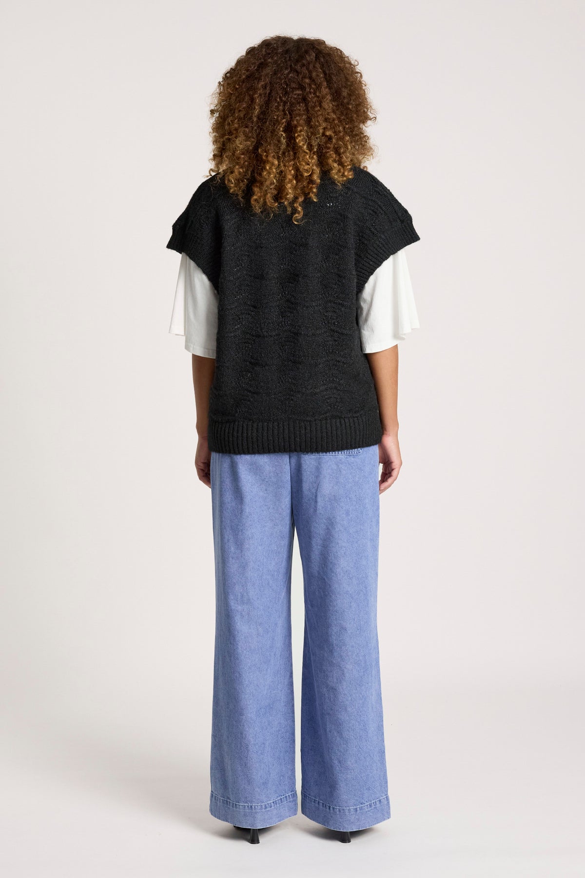 Orin Knit Vest - Black - Girl Next Door Fashion