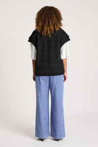 Orin Knit Vest - Black - Girl Next Door Fashion
