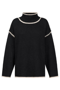 Orin Jumper - Black/Dune - Girl Next Door Fashion