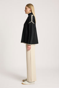 Orin Jumper - Black/Dune - Girl Next Door Fashion