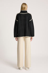 Orin Jumper - Black/Dune - Girl Next Door Fashion