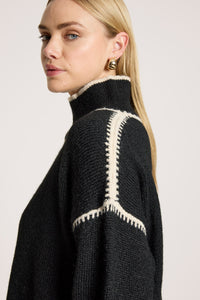 Orin Jumper - Black/Dune - Girl Next Door Fashion