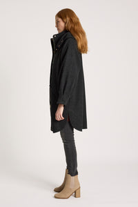 Sable Hood Jacket - Char - Girl Next Door Fashion