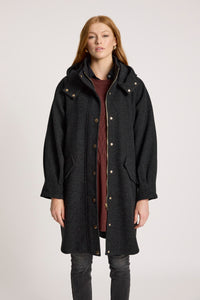 Sable Hood Jacket - Char - Girl Next Door Fashion