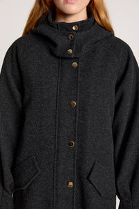 Sable Hood Jacket - Char - Girl Next Door Fashion