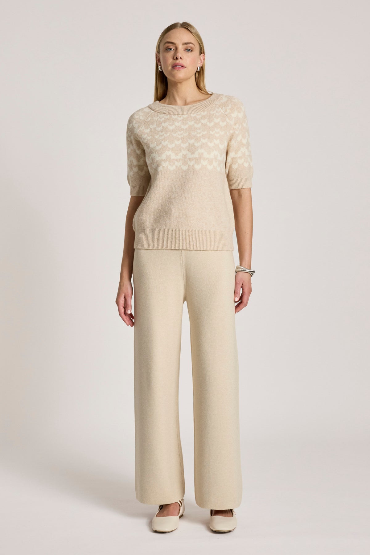 Maasai Knit Top - Dune/Bisque - Girl Next Door Fashion