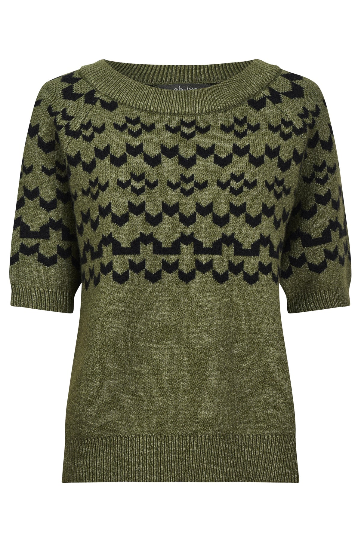 Maasai Knit Top - Pampas/Black - Girl Next Door Fashion