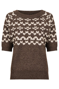 Massai Knit Top - Cocoa/Dune - Girl Next Door Fashion