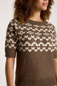Massai Knit Top - Cocoa/Dune - Girl Next Door Fashion