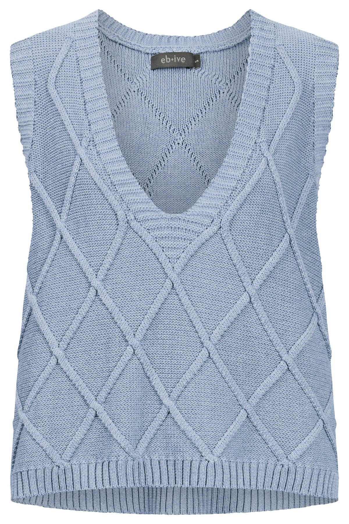 Liora Knit Vest - Lake - Girl Next Door Fashion
