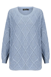 Liora Relaxed Jumper - Lake - Girl Next Door Fashion