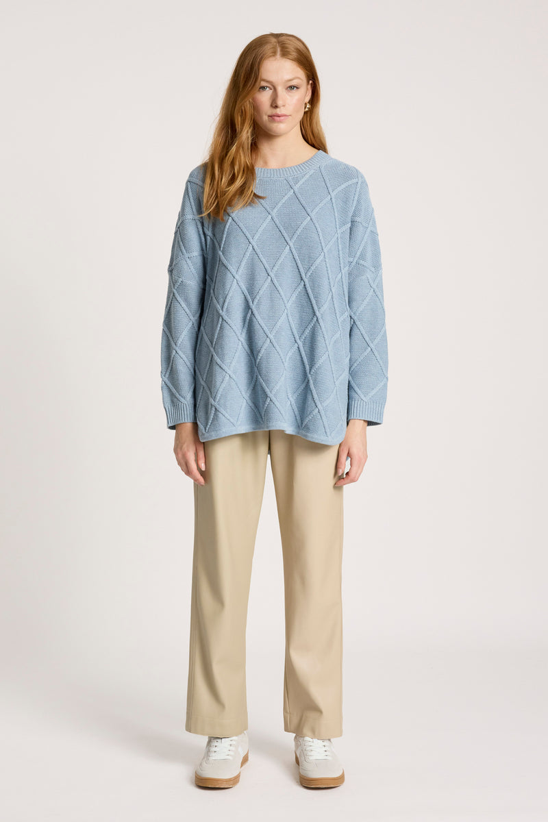 Liora Relaxed Jumper - Lake - Girl Next Door Fashion