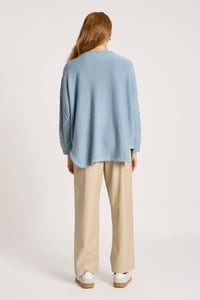 Liora Relaxed Jumper - Lake - Girl Next Door Fashion